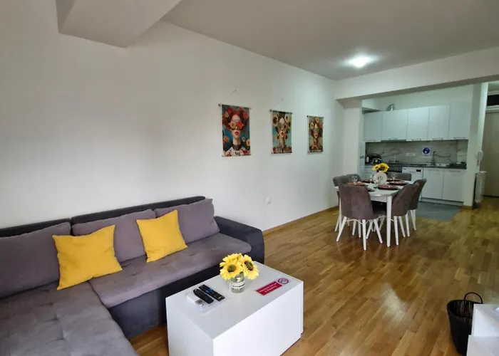 Sunflower Center With Free Garage Apartament Skopje